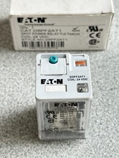 NEW Eaton D5PF2AT1 DPDT Power Relay Full Feature 24 VDC Coil