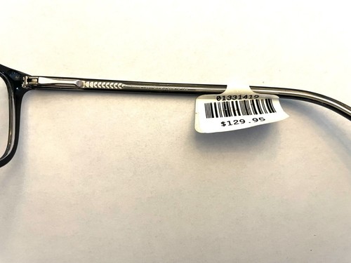 Robert Mitchel Eyeglasses Frames RMXL 7001 BK/CR Rectangular Full Rim 59-18-150 - Picture 3 of 3