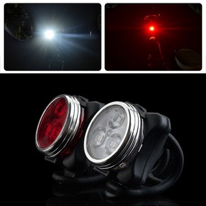Bicycle Lights Waterproof Bike Head Tail Light Set Super Bright USB Rechargeable