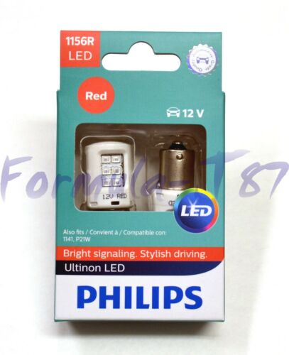 OldBox Ultinon LED Light 1156 Red Two Bulbs Stop Brake Rear Replacement Lamp EO - Picture 3 of 12