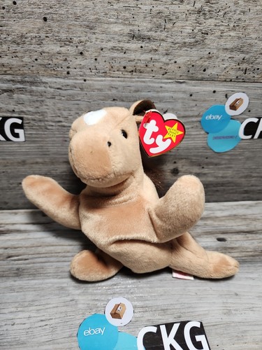 1995 RARE Retired Ty Beanie Baby Derby The Horse,*PVC*NEVER SEEN TUSH TAG ERROR! - Picture 11 of 11