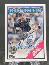 2023 Topps Series 1 Brian Serven Auto 1988 Topps Baseball Autographs RC #88BA-BS