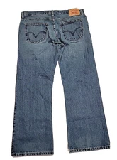 Vintage Levi's 527 Regular BootCut Western Cowboy Cut Blue Denim Jeans Men 36x30