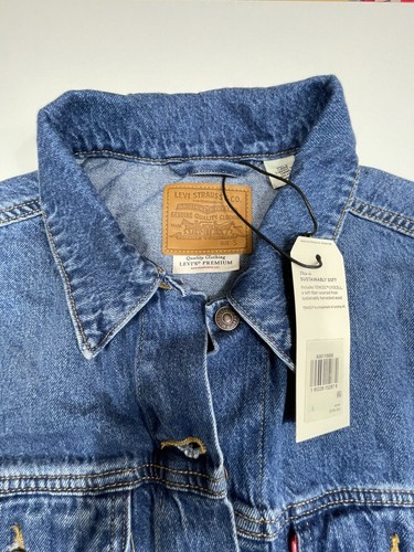 Levi’s Premium Damen Gr. Small Original Trucker Denim Ex Boyfriend Jacke - Bild 6 von 8