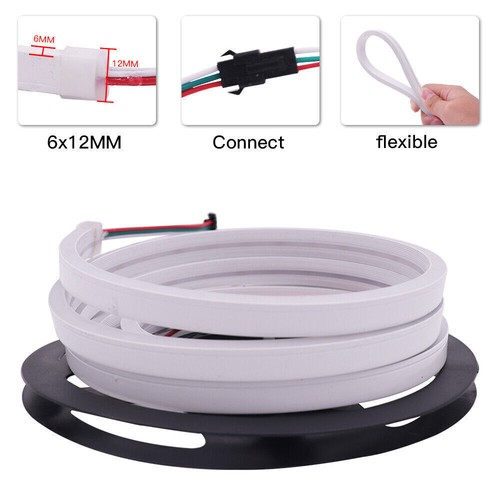 RGB RGBIC LED Neon Strip Lights Flex Rope Smart Wifi Bluetooth Party Neon Sign - Picture 16 of 27