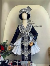 Hmong Dress For Women Traditional Costume Hmong Outfit Hill Tribe Clothes