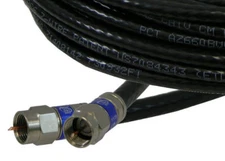 Channel Master PCT RG6 Black/White 1-150 Ft Coax Cable Wire Lot HD Antenna TV