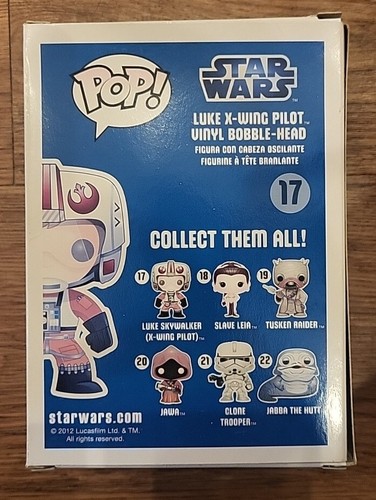 Funko POP! Star Wars Blue Box Luke Skywalker as Pilot #17 Vinyl Figure - Picture 2 of 2