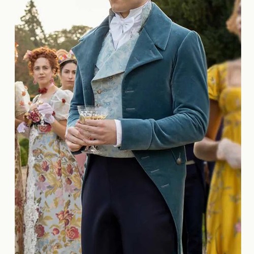 Men's Colin Bridgerton Luke Newton Tailcoat, Men's Regency Tail Coat - Picture 1 of 3