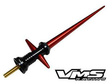 Vms 5.3 Red Lightsaber Light Saber Style Billet Aluminum Short Antenna