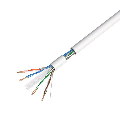 CAT6 Ethernet Cable 1000FT 23AWG CCA Network Solid Bulk Wire, Pull Box, White - Picture 8 of 10