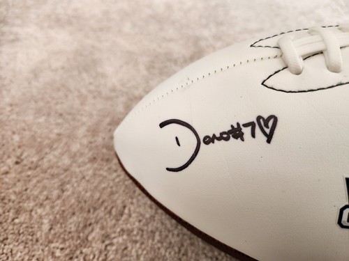 Michigan Wolverines 2023 National Champions Donovan Edwards Autographed Football - Picture 2 of 8