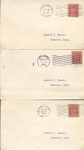 1929 FDC - Scott# 680 - Fallen Timbers - all 5 FD Cities = Flap/OK - Picture 1 of 2