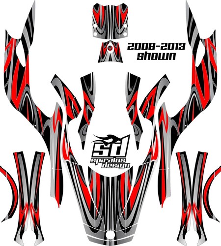 CanAm Spyder GS RS RSS graphic wrap decal kit "Classic" 2008-2016 - Picture 4 of 7