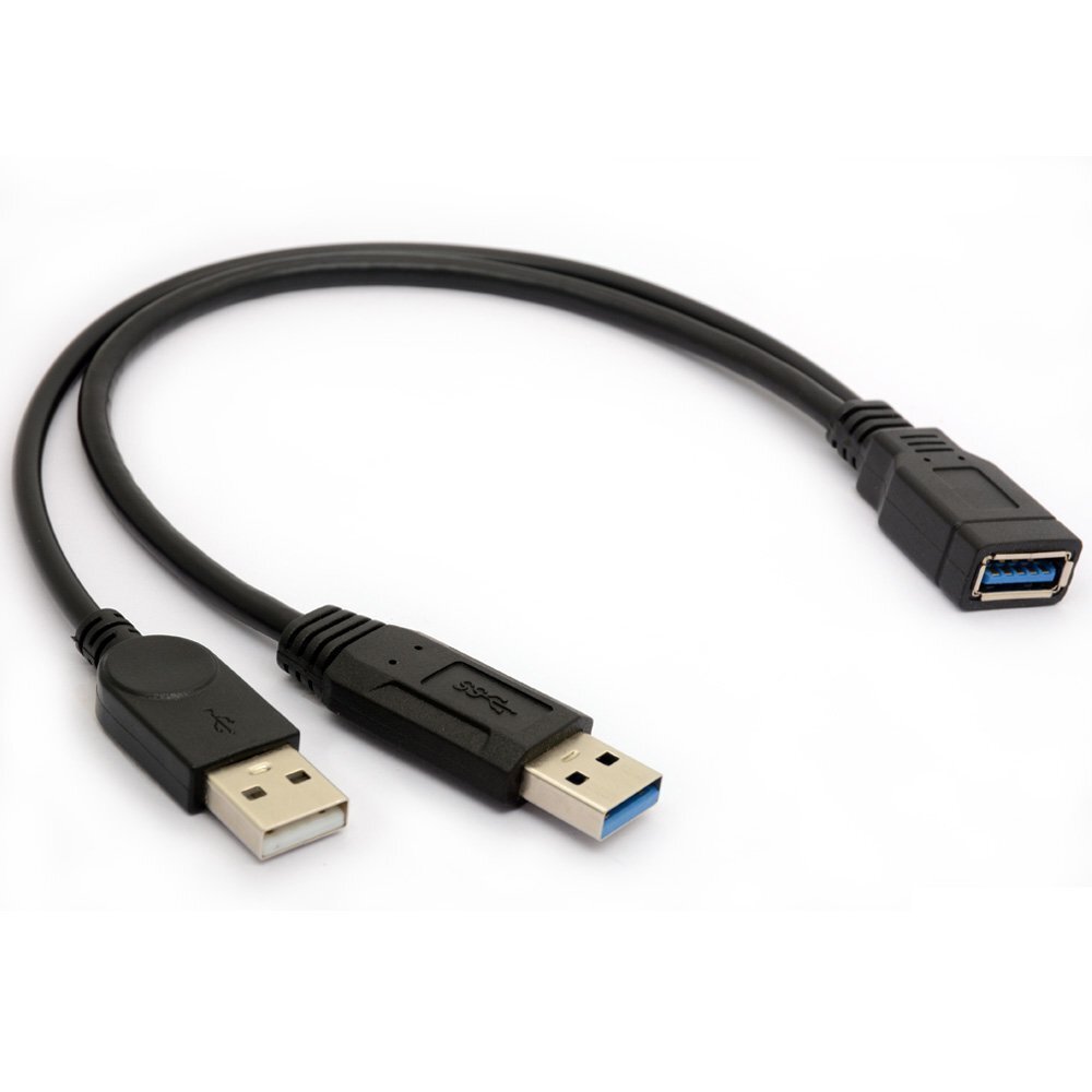 Кабель USB 3.0 для подключения к сети USB 3.0 и USB 2.0 для подключения к сети 30 см