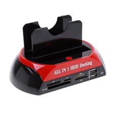 ALL in One HDD Docking Dock Station USB to SATA IDE 2.5" 3.5" with Card Reader