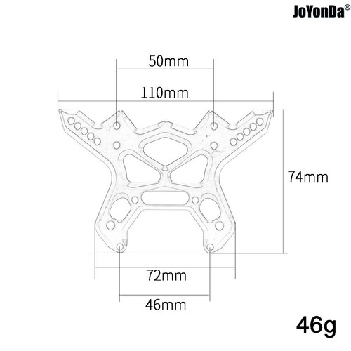 Aluminum Front/Rear Shock Tower #AR330220 #AR330222 For RC Car ARRMA 1/8 KRATON - Picture 2 of 28