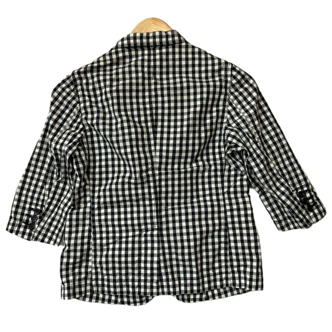 BLACK COMME des GARCONS Tailored jacket check XS Cotton 1C BLACK COMME des GARCONS Tailored jacket check XS Cotton 1C