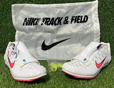 Nike zoom long jump LJ white ombré track shoes spikes sz 13 men’s 415339 101 Nike Zoom LJ 4 Long Jump Track White Rio Ombre Spikes Shoes  main image 2