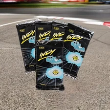 Hi-Tech Indy Car Series 1 Trading Cards 5 Pack Lot SEALED NOS Racing Collectible