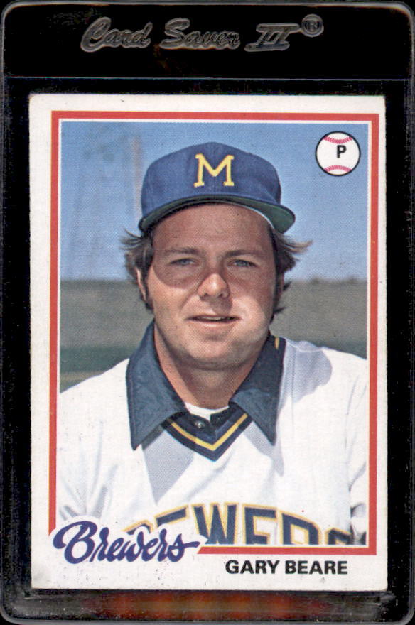 1978 Topps #516 Gary Beare Milwaukee Brewers - Nice Card