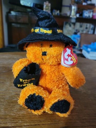 TY Beanie Baby - WITCHY the Halloween Bear (7 inch) -  Stuffed Animal Toy - Bild 1 von 12