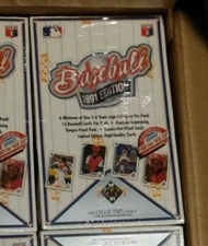 1991 Upper Deck Baseball Factory Sealed Box Series 1 Jordan SP1 Nolan Ryan Auto?
