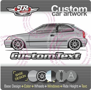 Custom 1996 97 98 00 Civic Ek Hatch Si Hatchback Art For T Shirt N A W Honda Ebay Custom 1996 97 98 00 Civic Ek Hatch Si Hatchback Art For T Shirt N A W Honda Ebay