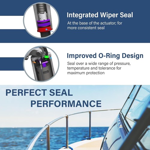 15057-001 Short Extreme Duty Actuator 2-1/4" Stroke 12V 101XDS Actuator Trim Tab - Picture 4 of 9