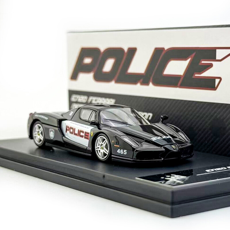 MAY 2025 King Model 1/64 Ferrar i Enzo Police Car GT Show