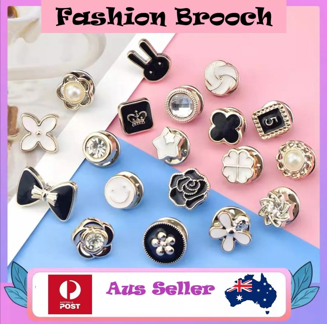 Button 2024 brooch pin