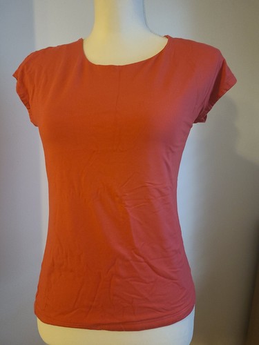 Talbots Women's Blouse size Sp, coral, cotton, nylon, lycra, excellent cond. - Picture 2 of 5