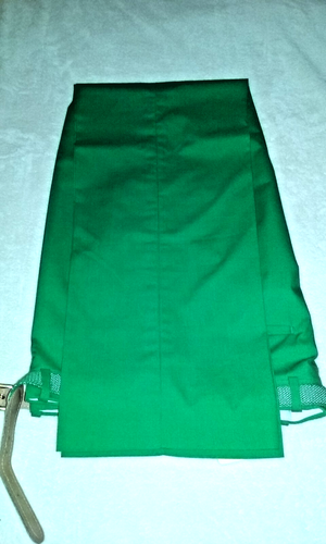 vtg Farah Womenswear Green Flat Front Slacks Size 14 with Belt - New with Tags - Picture 5 of 21