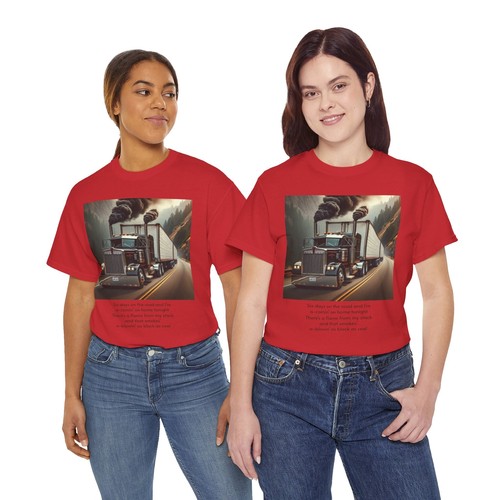 Retro Kenworth Semi Tee, Vintage Truck Driver Shirt, Diesel Engine Tshirt, Long - Picture 143 of 144