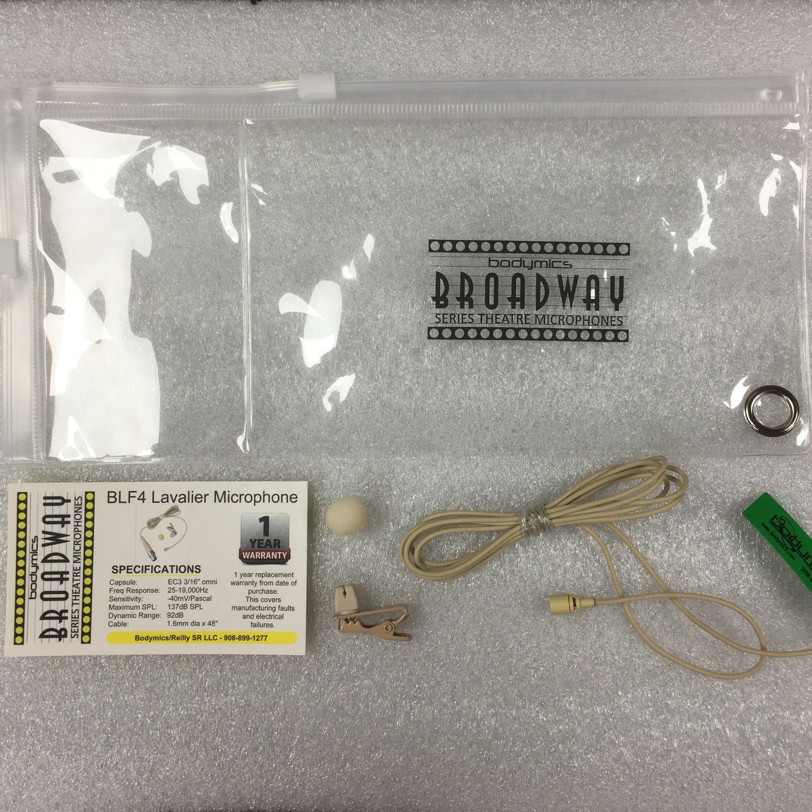 Lavalier - for Sennheiser ew100, ew300, ew500 Cream Omni 3 16 Bodymics BLF4c-SE Lavalier - for Sennheiser ew100, ew300, ew500 Cream Omni 3 16 Bodymics BLF4c-SE