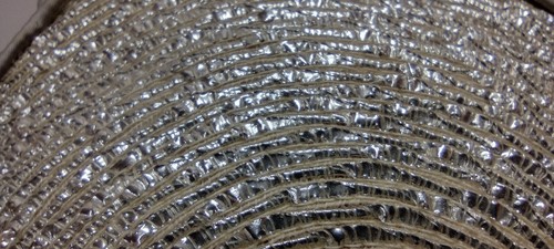 Vintage Valerie MODES 50s Glamour Silver Metallic Handmade Hat 1950s Funky Glam - Picture 7 of 22