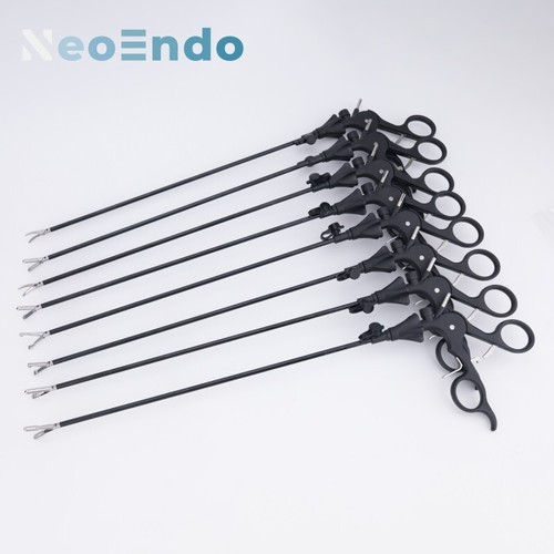 Instrumentos laparoscópicos de precisión de 420 mm pinzas y hierba para endoscópica - Imagen 10 de 34