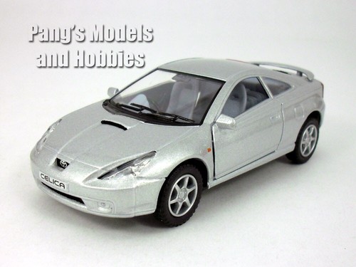 5 inch Toyota Celica 1/34 Scale Diecast Model by Kinsmart - SILVER - Picture 1 of 4