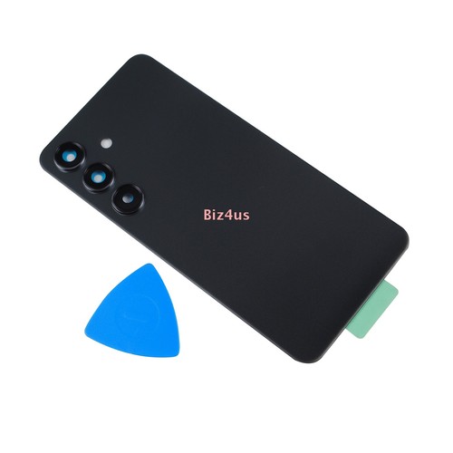 Vitre arrière de remplacement pour porte batterie avec objectif pour Samsung Galaxy S24 - Photo 3 sur 8