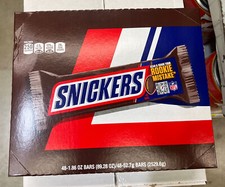 Snickers Chocolate Candy Bars (1.86oz) Bar 48-Count Box