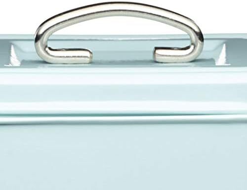 KitchenCraft Living Nostalgia LNBISCBLU Biscuit Tin, Light Blue, 14.5 x 19 cm - Picture 3 of 3
