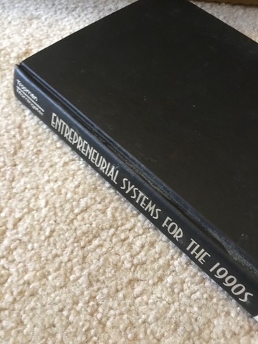 Entrepreneurial Systems For The 1990s Book Tropman Morningstar - Imagen 1 de 4