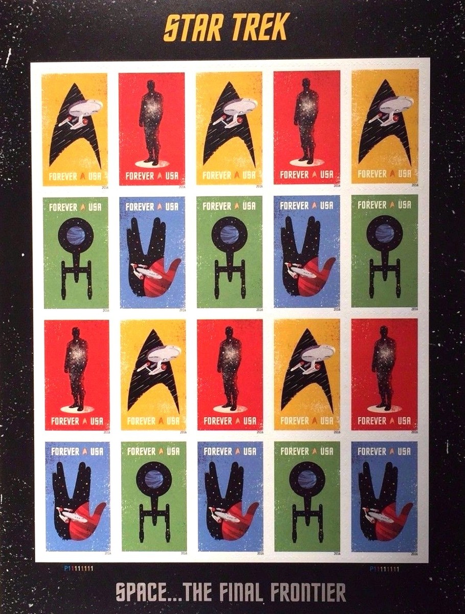 スタートレック　切手その4　Star Trek postage stamp スタートレック 切手その4 Star Trek postage stamp スタート