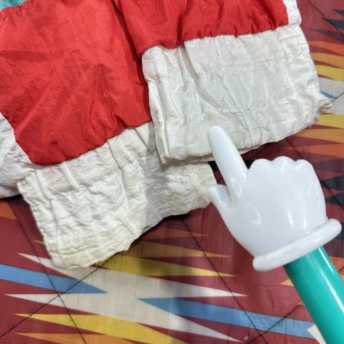 Vintage Ellesse Windbreaker Jacket Men's Medium White Blue & Red Track Full Zip - Picture 17 of 17