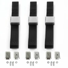 JP JPster 1966 - 1973  Airplane 2pt BK Lap Bench Blt Kit w/BKTS 3 Belts