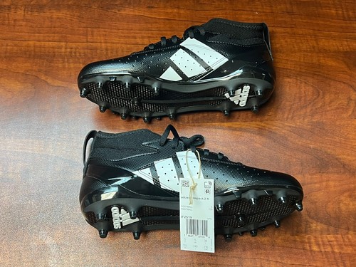 Adidas Adizero Impact. 2 Big Kids Football Cleats Size 5.5 Black/ White IF2519 - Picture 6 of 8