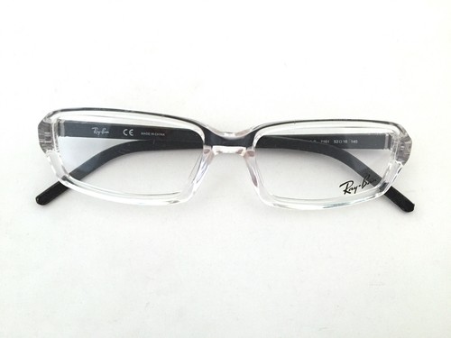 New Authentic Ray Ban RB 5132-Q 2161 Clear/Black 53mm Eyeglasses Frames RX - Picture 10 of 11