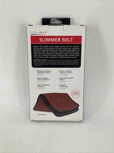 FormFit Slimmer Belt Sculpt & Shape OS Red Black NEW - Picture 2 of 6