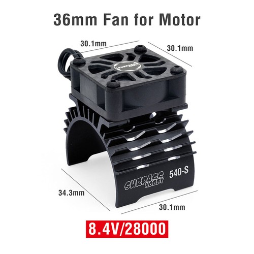 SURPASS HOBBY RC Motor Cooling Fan for RC Car  1/8 1/10 380 390 540 550 Motor - 第 18/26 張圖片