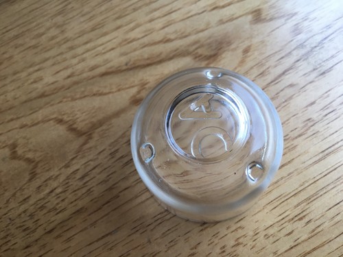 AC  Glass Bowl  AC  Original Style with 3 support knobs Early style? - Bild 3 von 4